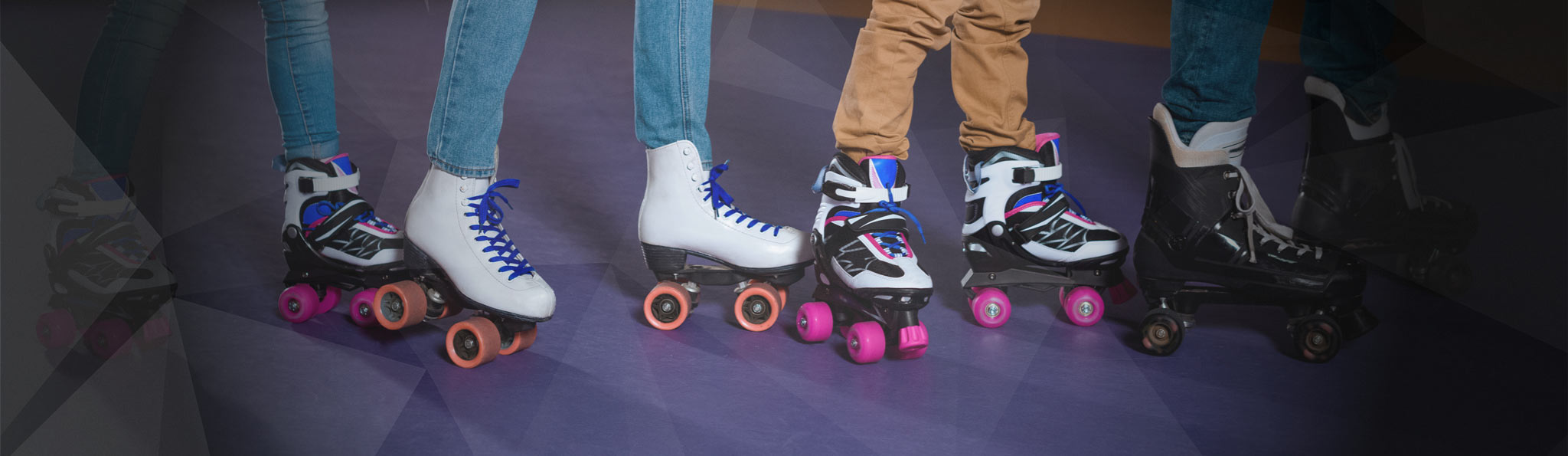 people on roller skates